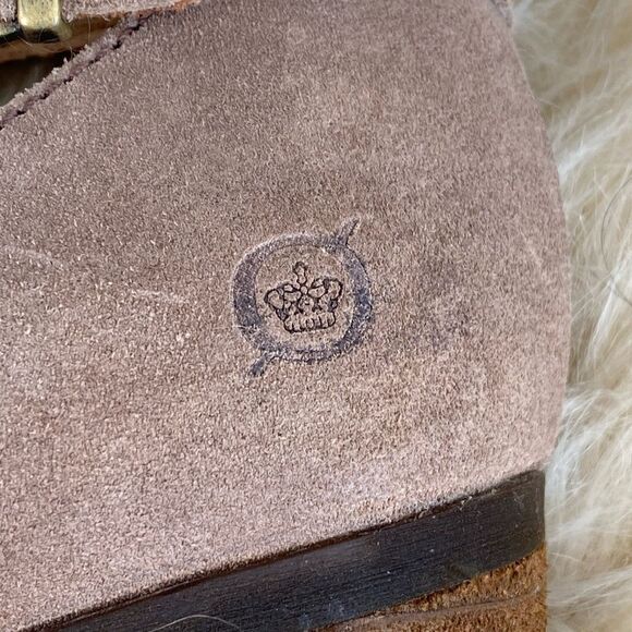 Born Tan Ankle Booties Cut-Out Design Buckle Adjustment 9 Boho Western Cowgirl - Picture 3 of 7